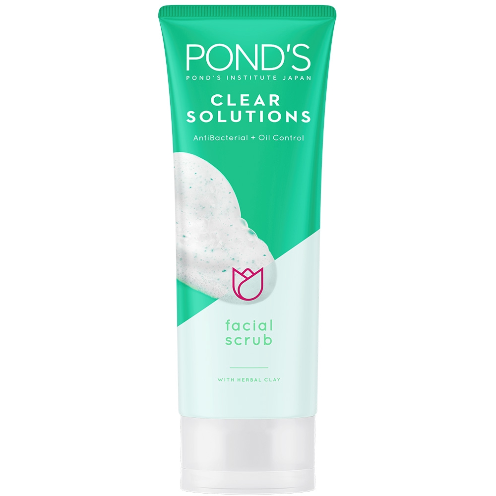 ponds facial scrub