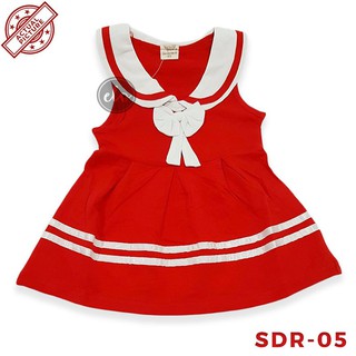 navy red dress