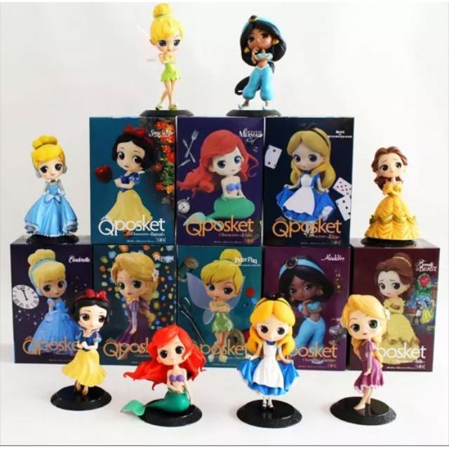 Q Posket Disney Princess Collectibles With Box Shopee Philippines