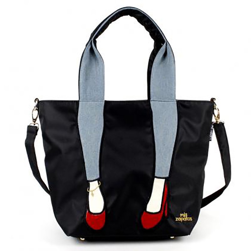 Mis Zapatos  Tote Bag  Large B6557 Black Shopee 