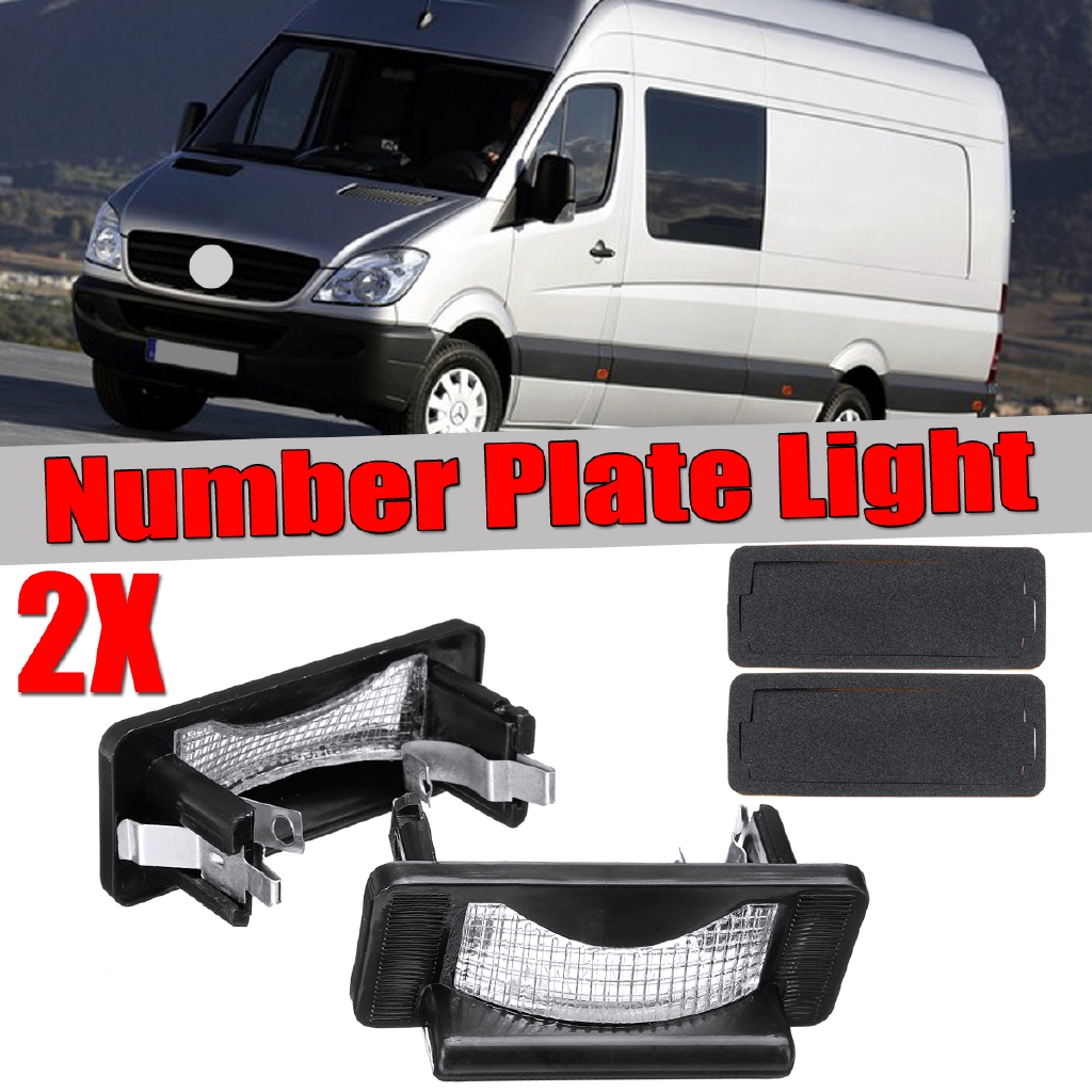 Number License Plate Lamp For MERCEDES 