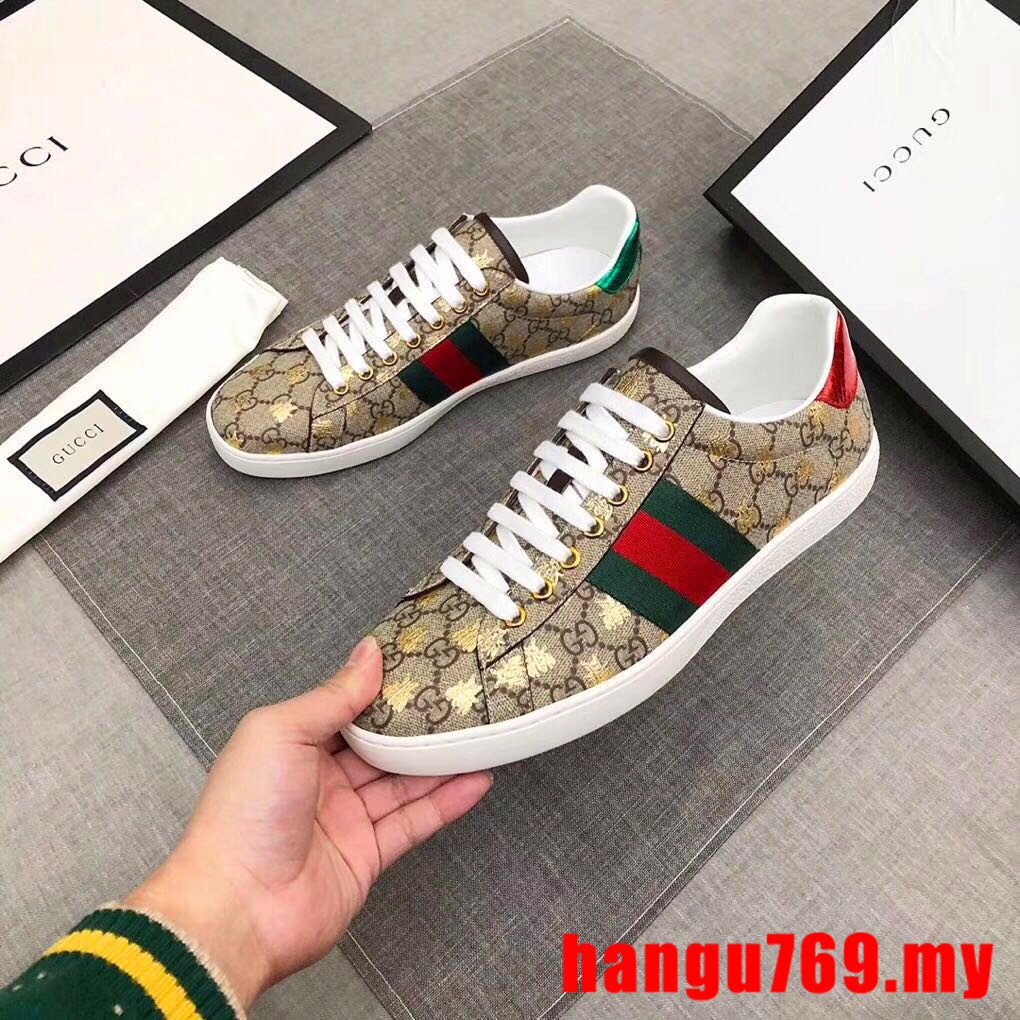 af1J ✓ Original GUCCI ✓ Classic Hot sell Fashion GUCCI Couple shoes Men  Women Gucci shoes Low Tops S | Shopee Philippines