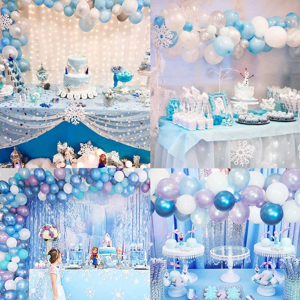 MMTX Frozen Theme Balloon Sets Combination Package Snowflake Latex Aluminum  Film BallooHappy Birthday Party Decoration Background Needs marriage  engagement party | Shopee Philippines