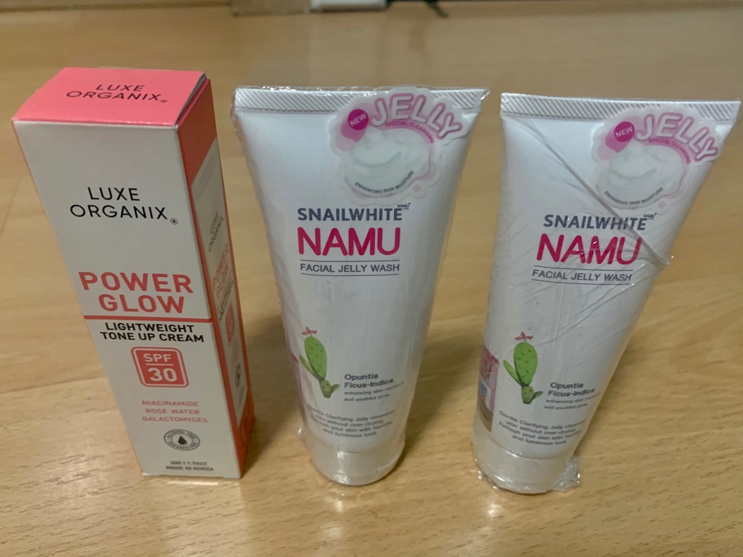 luxe organix power glow tone up cream