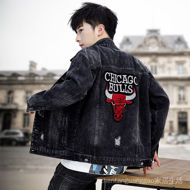 black denim jacket in store