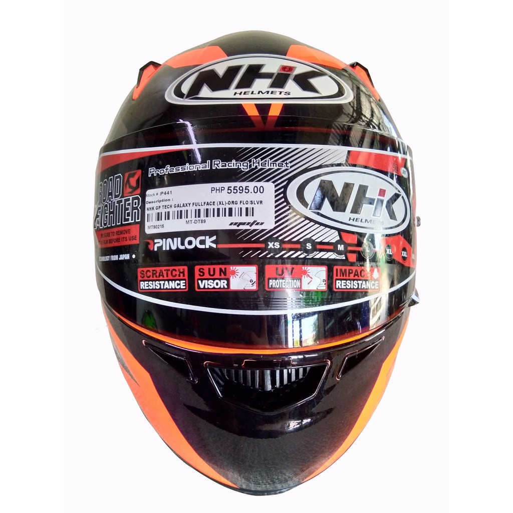 Nhk Road Fighter Motorcycle Helmet Xl Shopee Philippines