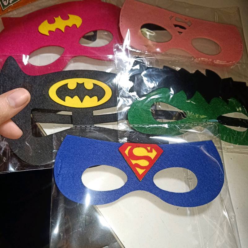 Superhero Party Felt Mask DCMarvel Lookalike | Shopee Philippines