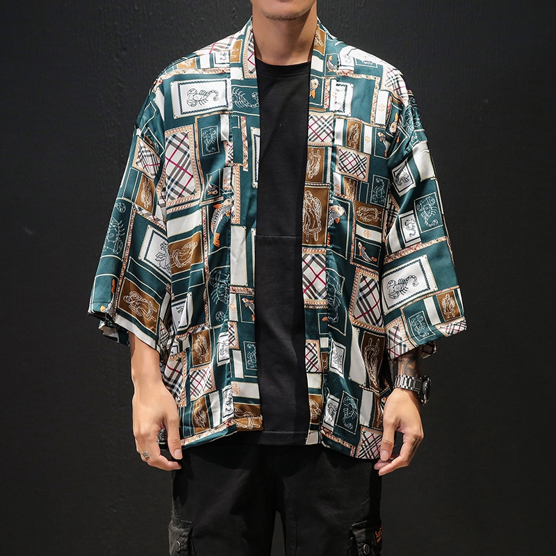 kimono cardigan shopee