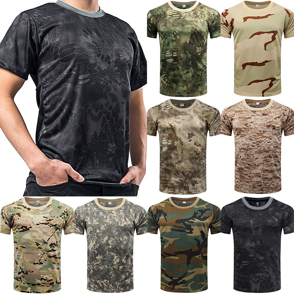 camouflage t shirt for men