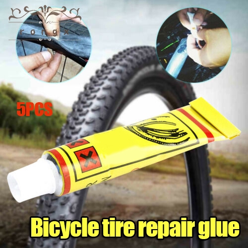patching a bike tire