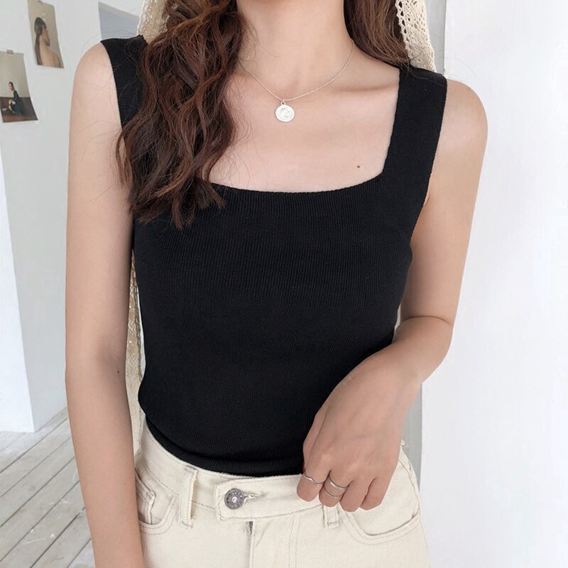 sleeveless shoulderless tops