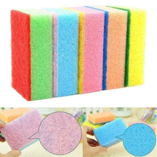 1pcs Household Kitchen Dish Washing Cleaning Sponges Scouring Tool Colored Cleaner Sponges Pads E0X4 #7