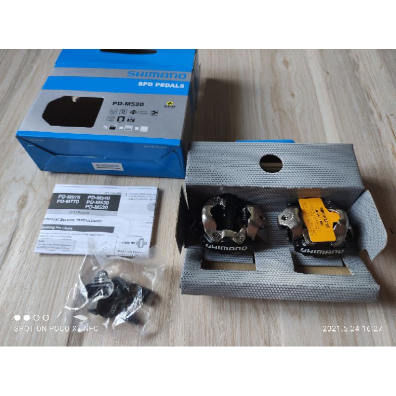 shimano cleats pedal m520