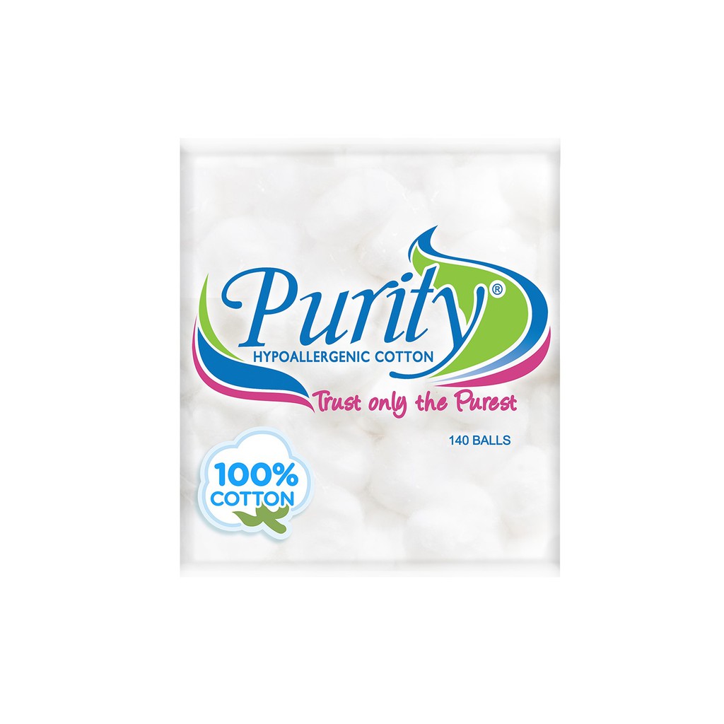 Purity Cotton Balls 140s x 1 pack Shopee Philippines