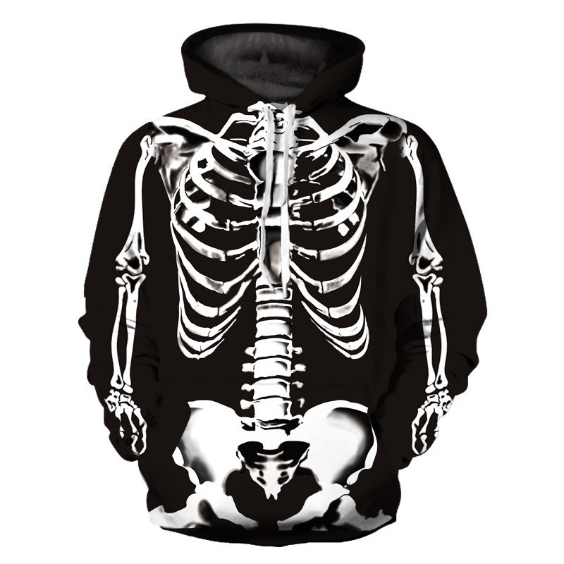 mens skeleton sweater