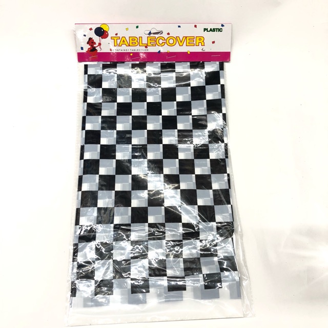 racing car checkered table cover tablecloth for long table 6people for decoration alehuangpartyneeds