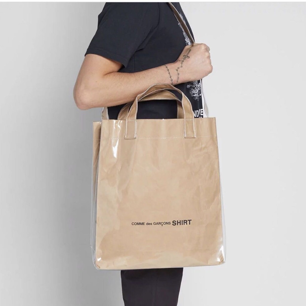 cdg leather bag