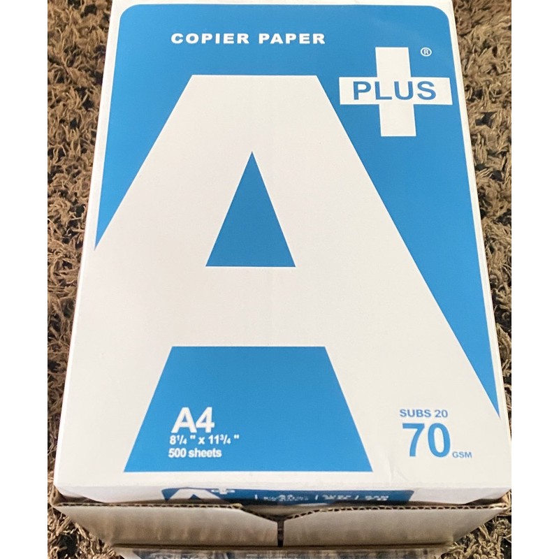 A Plus Copier Paper 8 1 4 X 11 3 4 Inches 500 Sheets Shopee Philippines