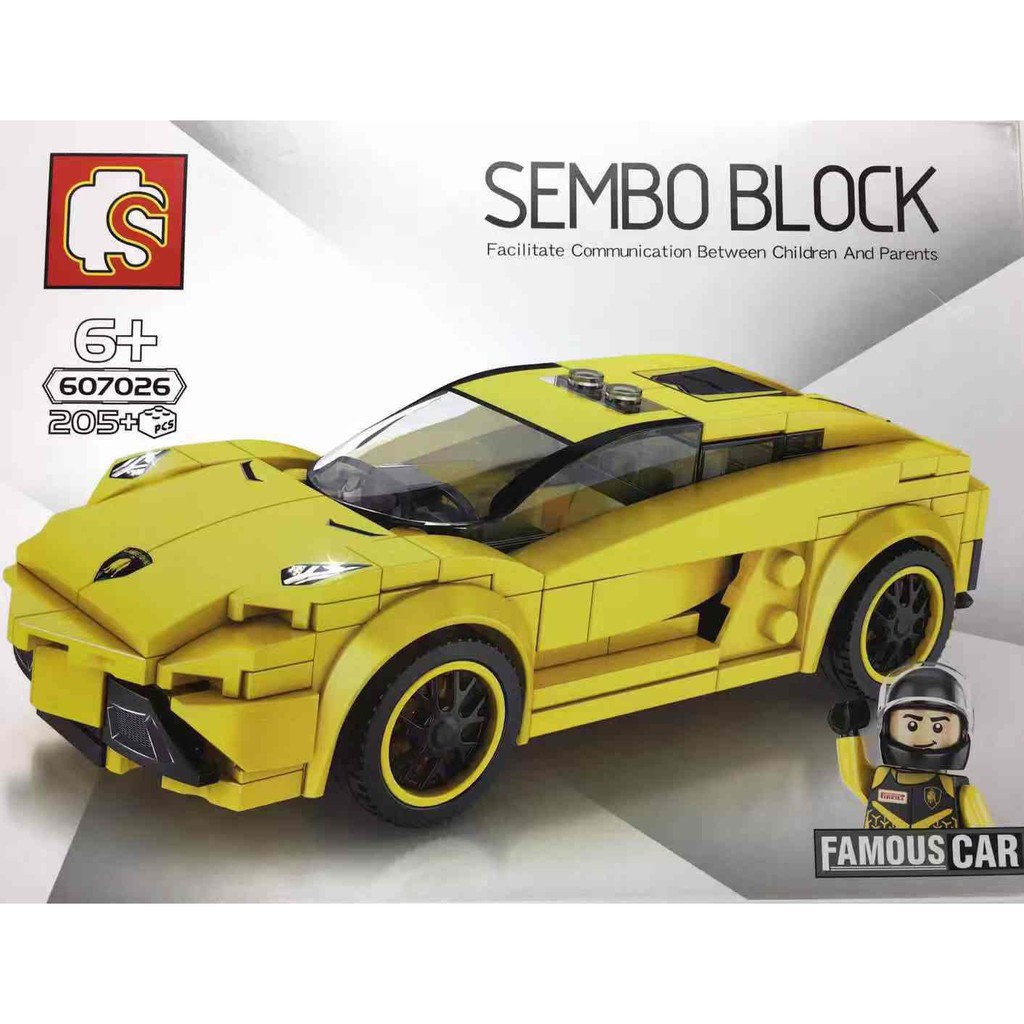 lego sembo block car