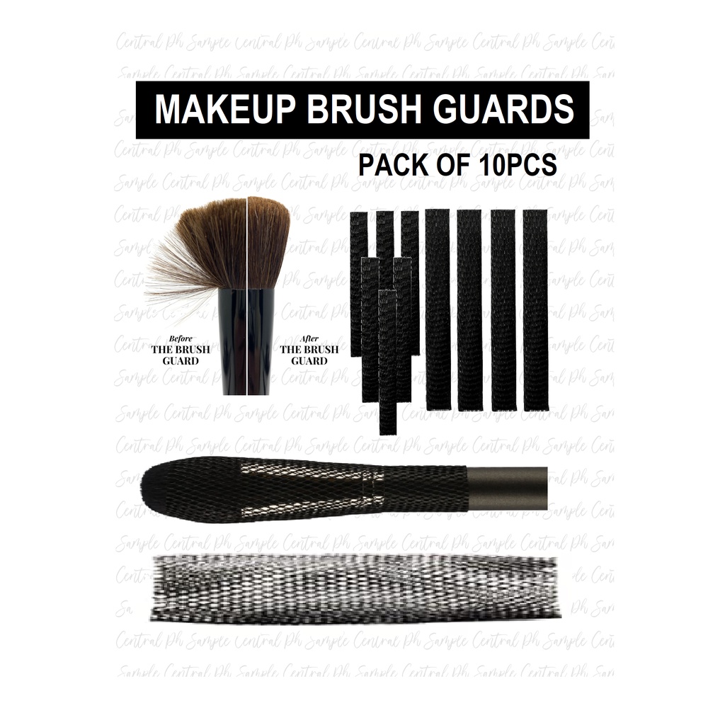 Makeup Brushes Guard Protector Set Reusable Expandable Mesh Cover (Not