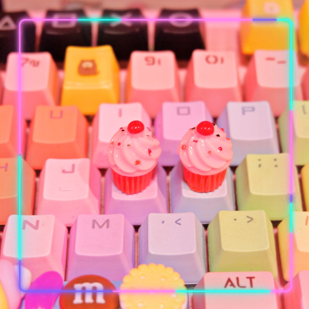 Cupcake Artisan Kawaii Keycaps for Mechanical Keyboard | Shopee Philippines