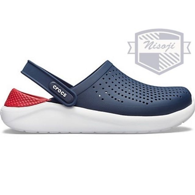 crocs literide navy pepper