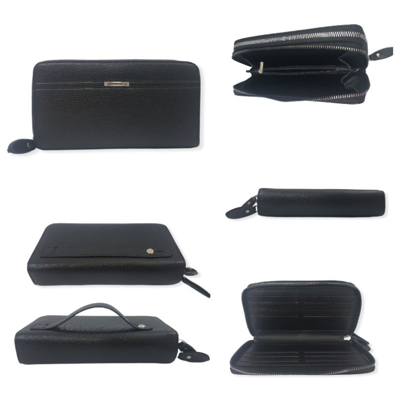 Bostanten Black Long Wallet with Multiple Card Slots Shopee Philippines