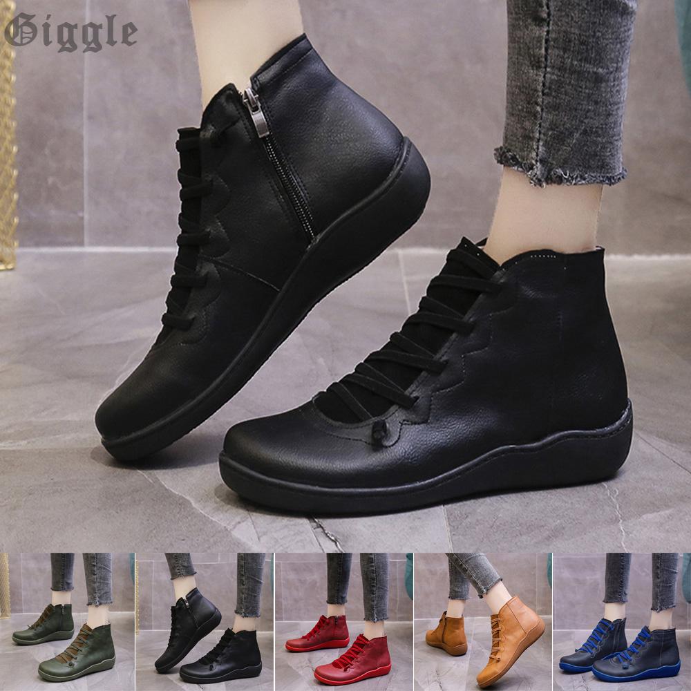 comfy lace up boots