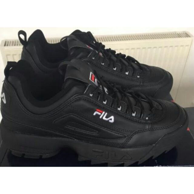 fila disruptor men's black