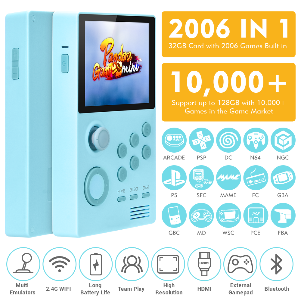 pandora retro arcade gaming console