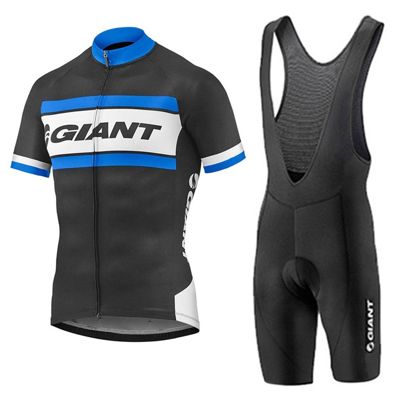 giant cycling jersey and shorts