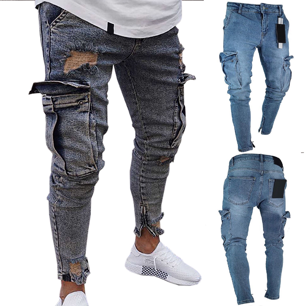 cheap destroyed jeans