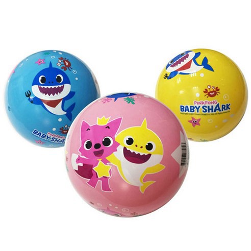 Pink fong Shark Family ball /baby toys/kids toy/bath toy/kids bath/play ...