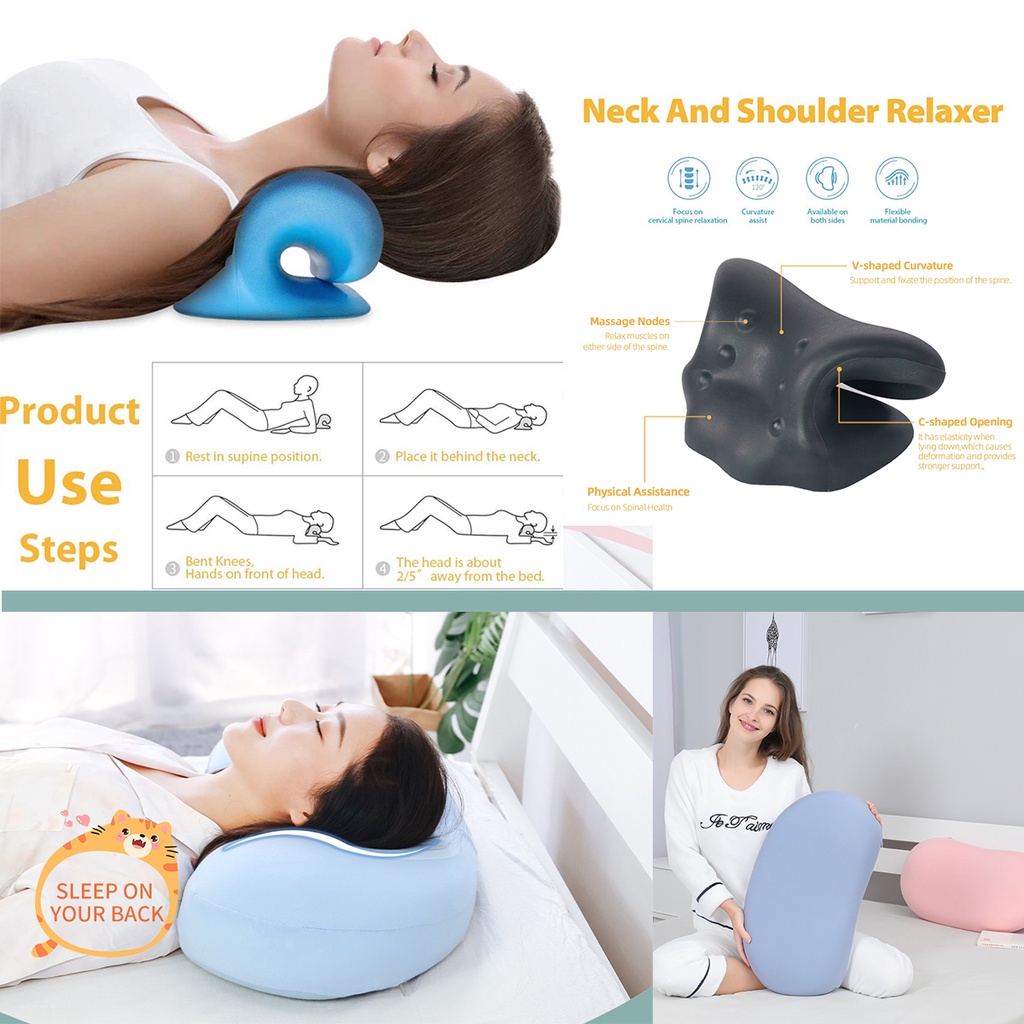 Deep Sleep and Migraine Pillow for Shoulder Neck Pain Orthopedic and Relaxer Pain Relief