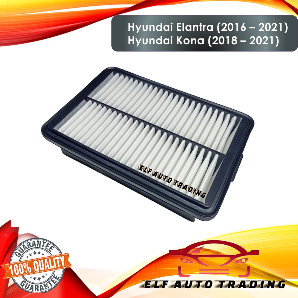 Engine Air Filter for Hyundai Elantra (2016 2021), Hyundai Kona (2018