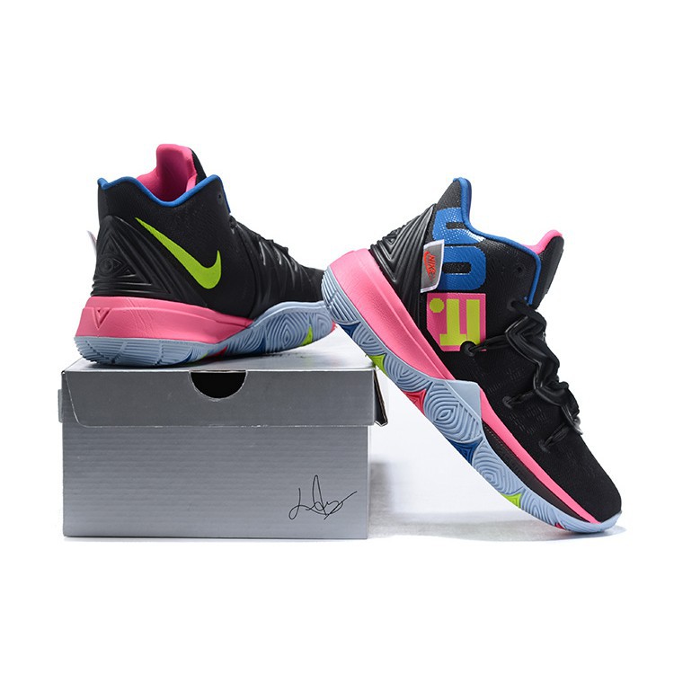 black and pink kyrie 5