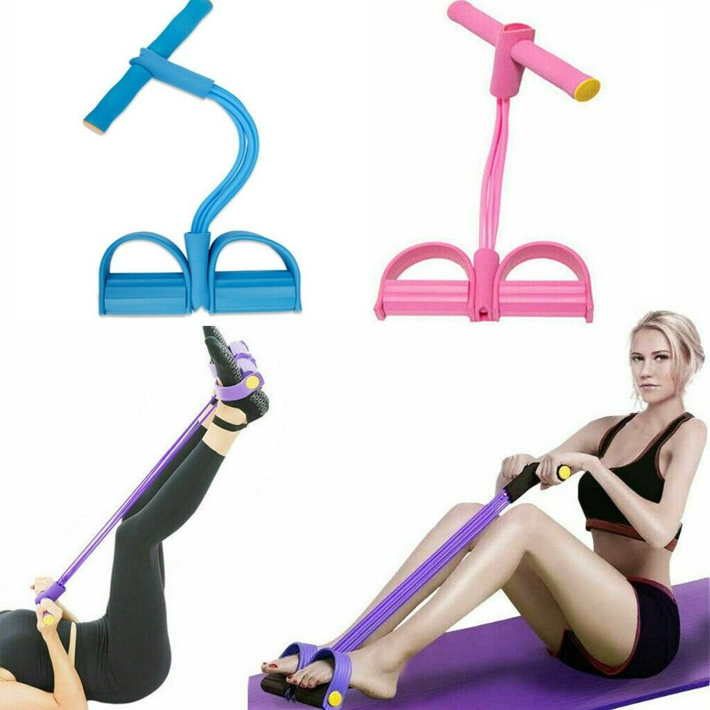 Multi-Function Tension Fitness Rope Arm Waist Leg Exercise Portable Tool Home 