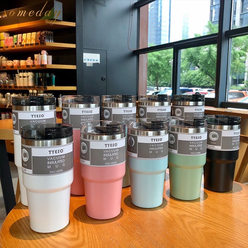 Carbotech Tyeso Stainless steel Thermos Water bottle with straw 890ML