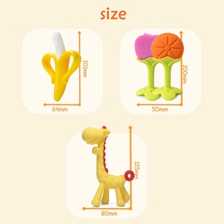 【Ready Stock】▤Baby Silicone Training Toothbrush Safe Toddle Teether Chew Toys Gift #2