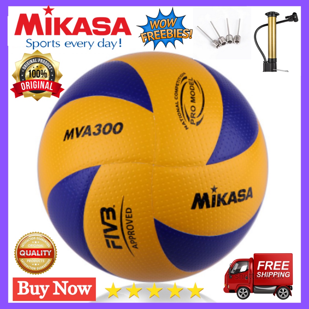 High Quality Mikaza MVA Volleyball Game Ball with Gas Needles and Metal Needle Shopee Philippines