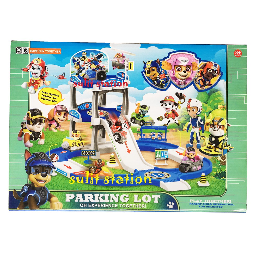 paw patrol parking garage