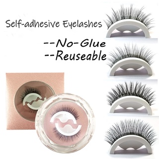 Zimeng 3D Professional Self Adhesive Eyelashes False Eyelashes Lashes Extension Makeup Tools