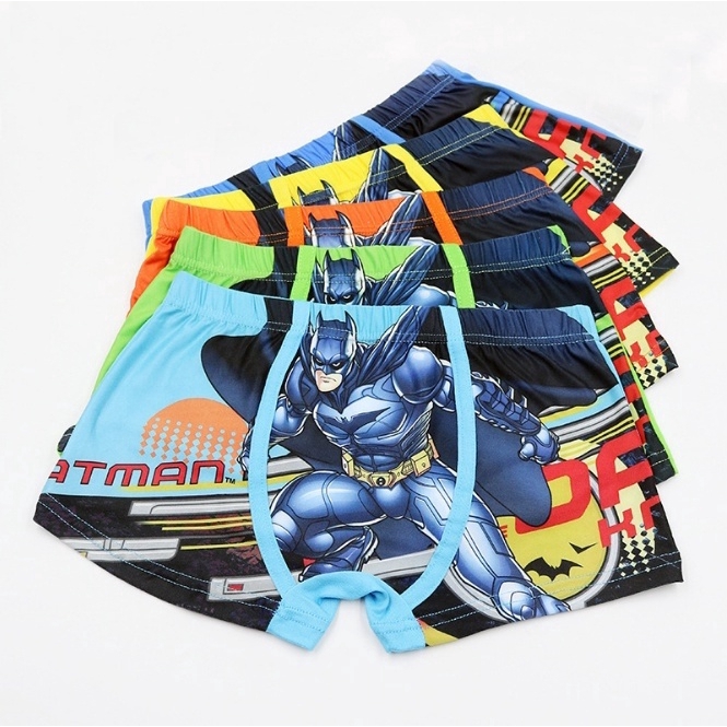 Superhero Batman Children Underwear Boys Kids Fashion Cartoon Briefs