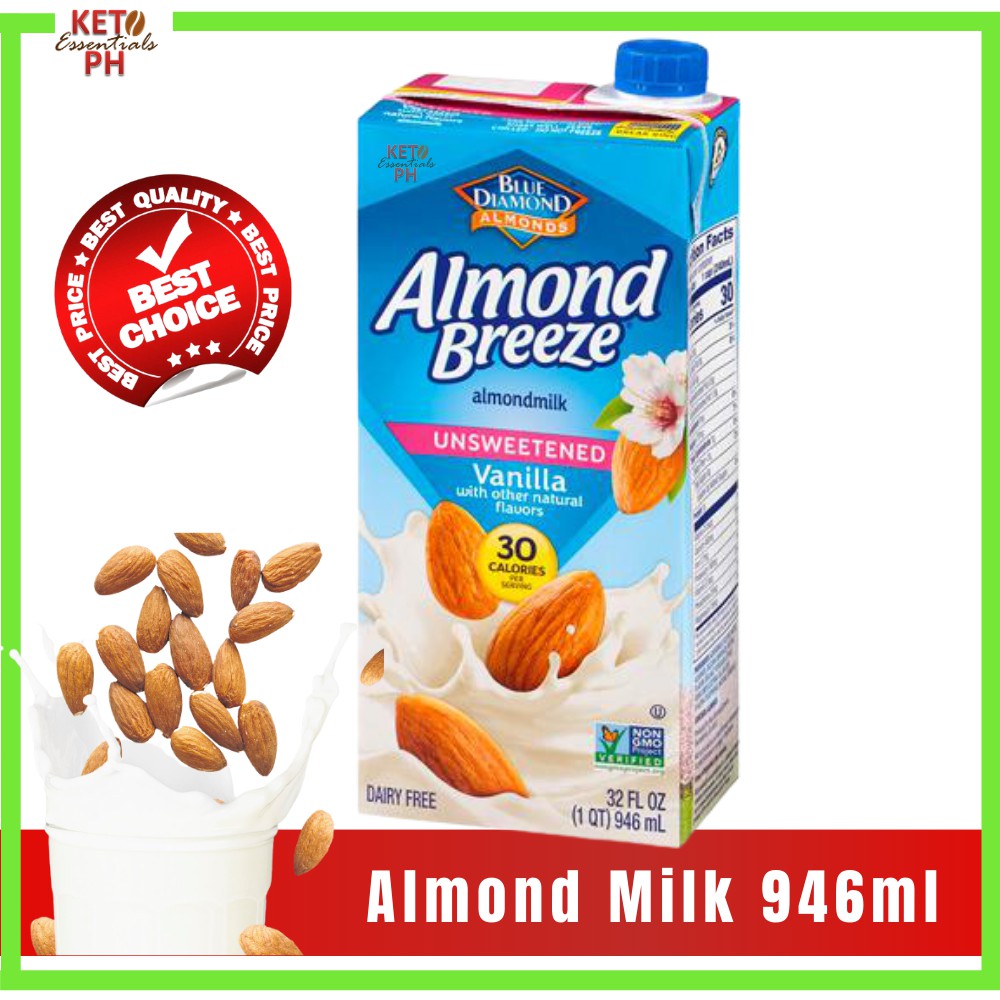 Almond Breeze Unsweetened Vanilla Almond Milk Shopee Philippines