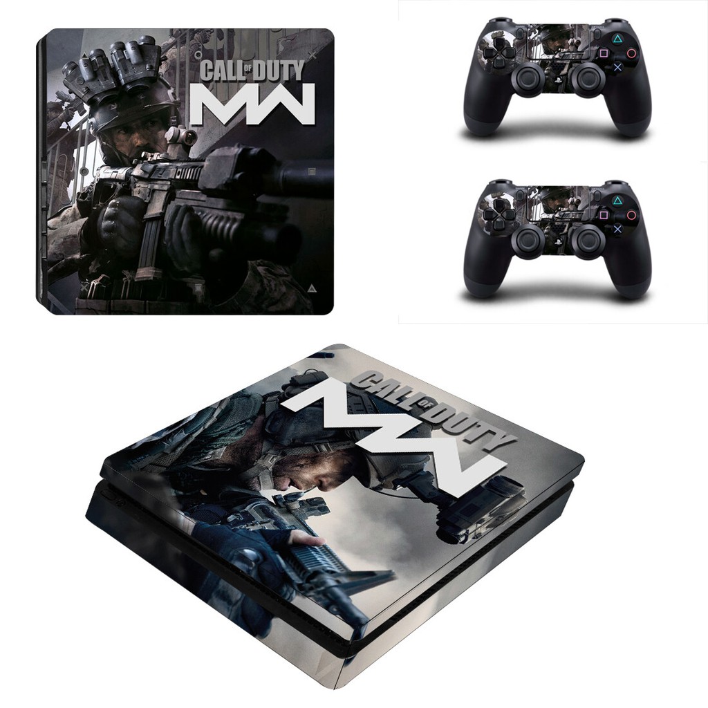 ps4 console with call of duty modern warfare