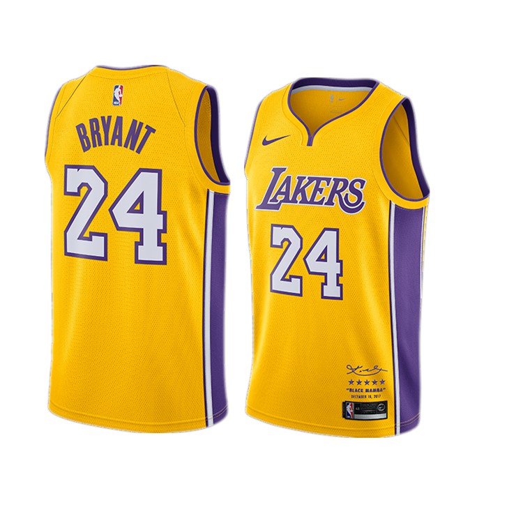 yellow kobe jersey