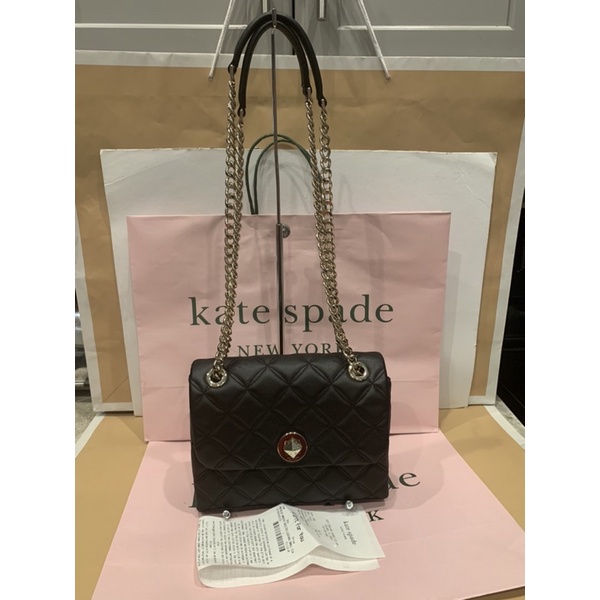 Original Kate Spade Convertible natalia small flap crossbody in black