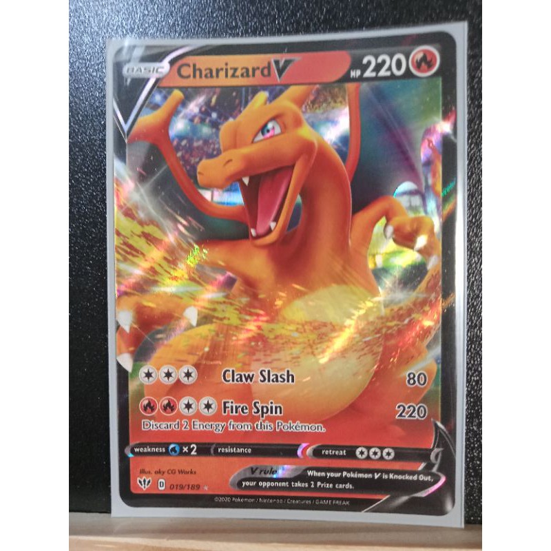 Charizard v (darkness ablaze) pokemon cards | Shopee Philippines