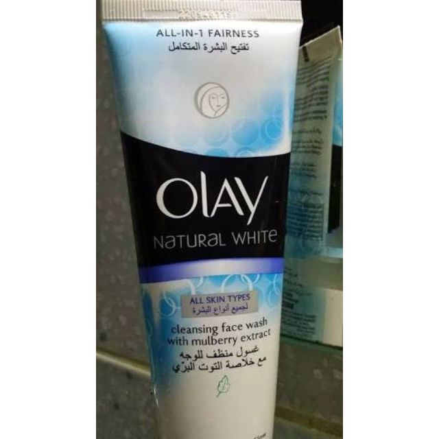 olay natural white cleansing face wash 100ml price