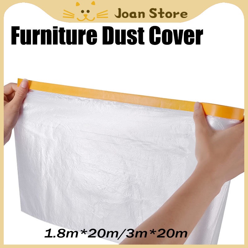 Plastic Furniture Dust Cover Furniture Protective Film Paint Masking